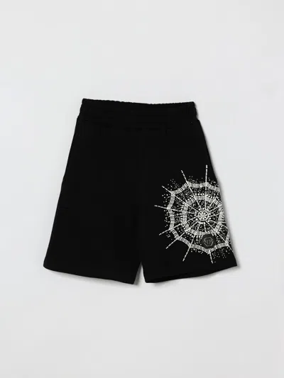 Philipp Plein Shorts Kids In Black