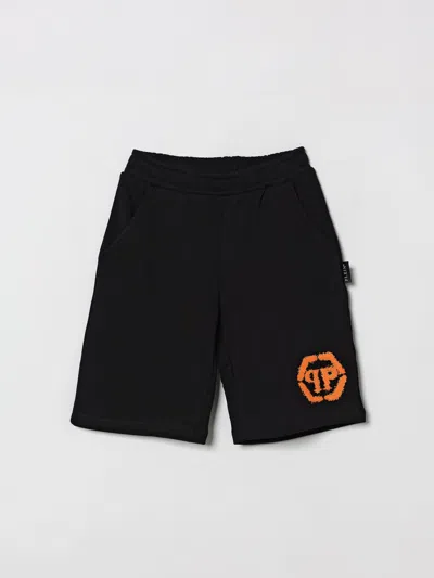 Philipp Plein Shorts Kids  In Black
