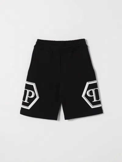 Philipp Plein Shorts Kids  In Black