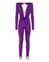 PHILIPP PLEIN SHOULDER PADDED JUMPSUIT