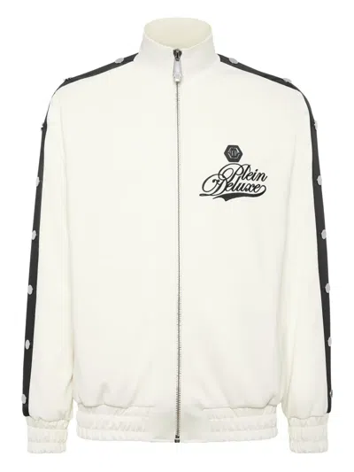 Philipp Plein Signature-detail Tracksuit Jacket In White