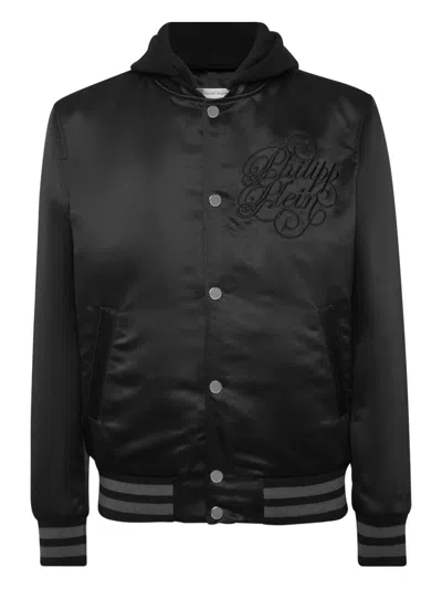 Philipp Plein Signature Satin Bomber Jacket