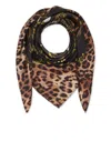 Philipp Plein Silk Foulard 90x90 In Multi