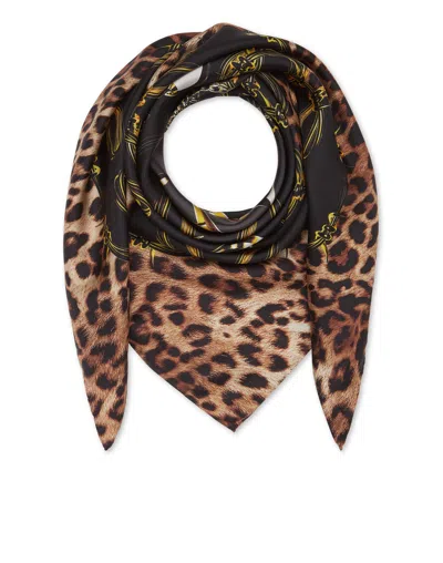 Philipp Plein Silk Foulard 90x90 In Multi