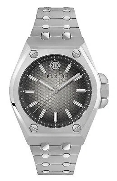 Pre-owned Philipp Plein Silver Mens Analogue Watch Plein Extreme Pwpma0124