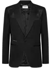 Philipp Plein Single-breasted Lurex Blazer In Schwarz