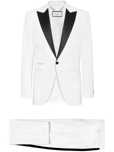 Philipp Plein Peak-lapels Single-breasted Blazer In White