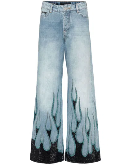 PHILIPP PLEIN SKATER-FIT JEANS