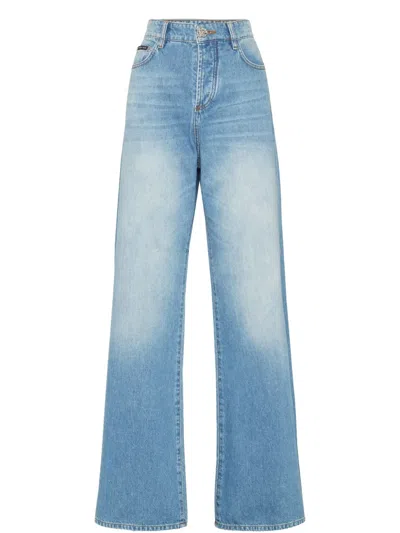 Philipp Plein Skater Jeans In Blau
