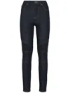Philipp Plein Skinny Biker Jeans In Blue