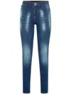 Philipp Plein Skinny Jeans In Blue