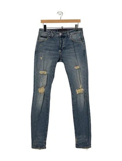 Pre-owned Philipp Plein Skinny Jeans In Blue