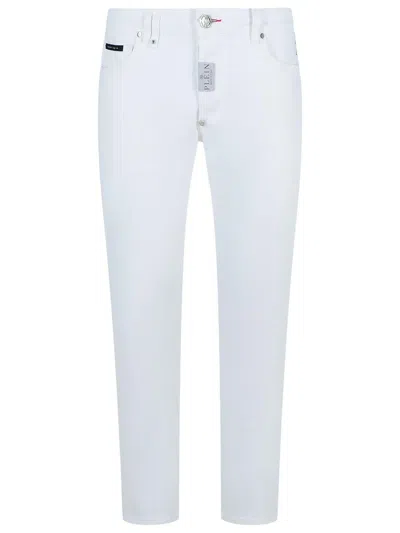 Philipp Plein 'skinny' White Cotton Jeans