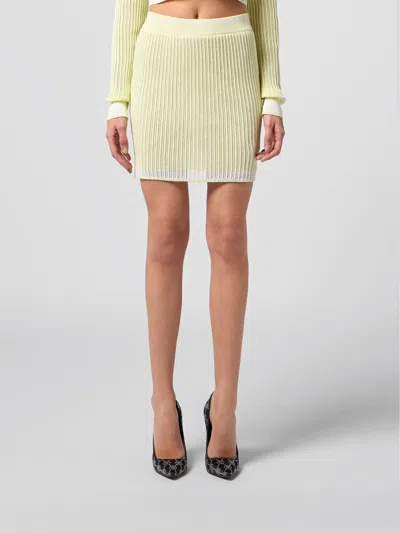 Philipp Plein Skirt Woman Color Yellow