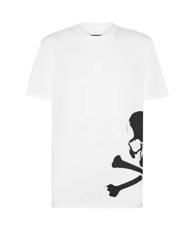 PHILIPP PLEIN PHILIPP PLEIN SS SKULLBONES ROUND NECK T-SHIRT
