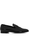 Philipp Plein Skull&bones Patent Leather Loafers In Black