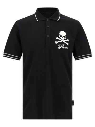 PHILIPP PLEIN SKULL & BONES POLO SHIRT