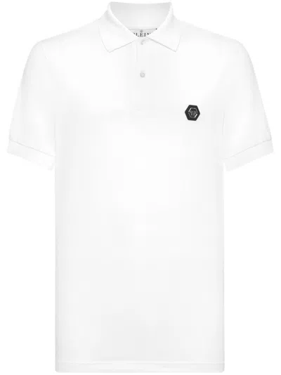PHILIPP PLEIN SKULL & BONES POLO SHIRT
