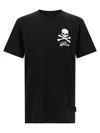 Philipp Plein Crew Neck T-shirt With Print In Black