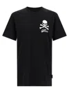 Philipp Plein Crew Neck T-shirt With Print In Black