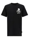 Philipp Plein Crew Neck T-shirt With Print In Black