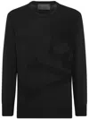 Philipp Plein Skull&bones Sweater In Black