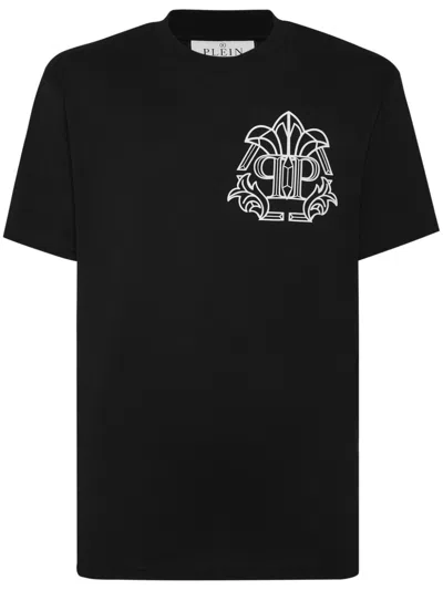 Philipp Plein Skull&bones T-shirt In Black