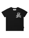 Philipp Plein Skull & Bones T-shirt In Schwarz