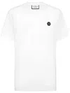 Philipp Plein Crystal-embellished Cotton T-shirt In White