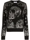 Philipp Plein Skull-bandana Cotton-blend Sweatshirt In Black