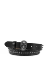 Philipp Plein Skull Belt In Black