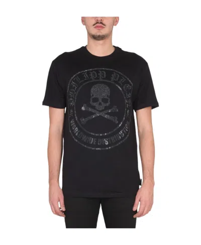 PHILIPP PLEIN SKULL BONES LOGO T-SHIRT