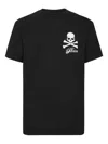 Philipp Plein Crew Neck T-shirt With Print In Black