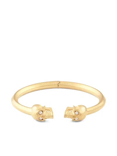 Philipp Plein Skull Bracelet In Gold