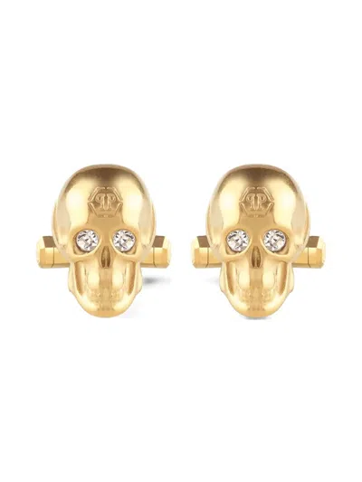 Philipp Plein Skull Cufflinks In Pattern