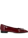 Philipp Plein Skull-embellished Ballet Flats