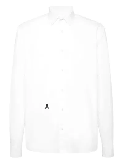 Philipp Plein Skull-embellished Shirt In White