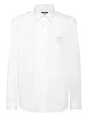 Philipp Plein Skull-embroidered Button-up Shirt