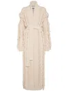 Philipp Plein Skull Long Cardigan In Neutrals