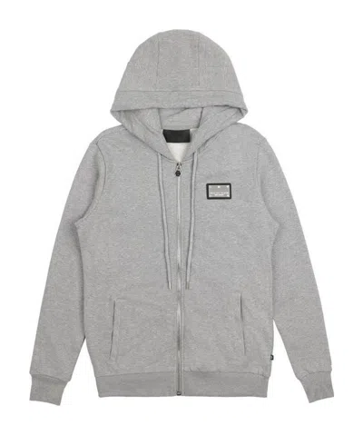 Philipp Plein Skull Pattern With Hat Casual Jacket In Gray