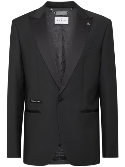 PHILIPP PLEIN SKULL-PRINT BLAZER