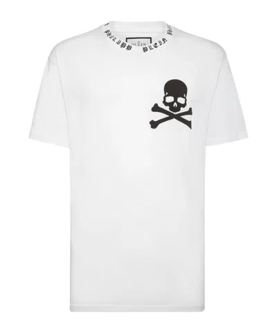 PHILIPP PLEIN SKULL-PRINT COTTON T-SHIRT