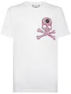 Philipp Plein Skull-print Cotton T-shirt In White