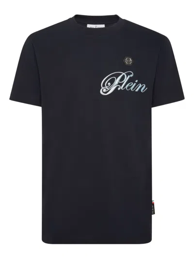 Philipp Plein Skull-print Crew-neck T-shirt In Black