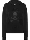 Philipp Plein Skull-print Hoodie In Black