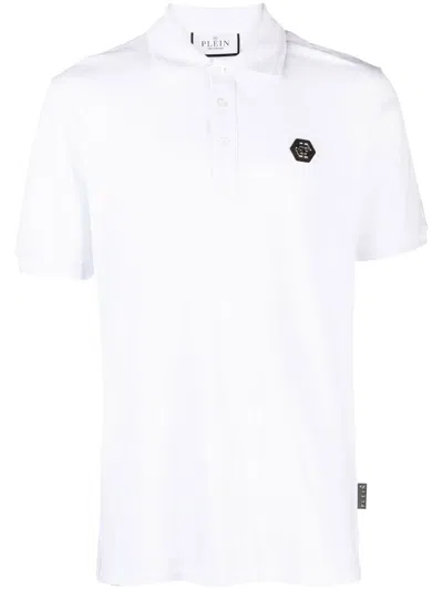PHILIPP PLEIN SKULL-PRINT POLO SHIRT