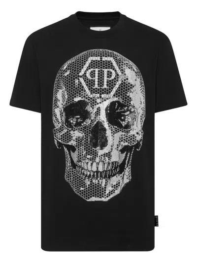 Philipp Plein Skull-print T-shirt In Black
