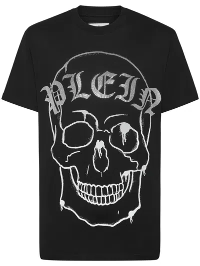 Philipp Plein Skull-print T-shirt In Black