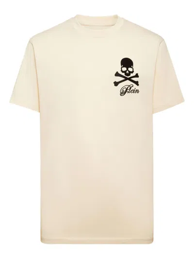 Philipp Plein Skull-print T-shirt In Neutral