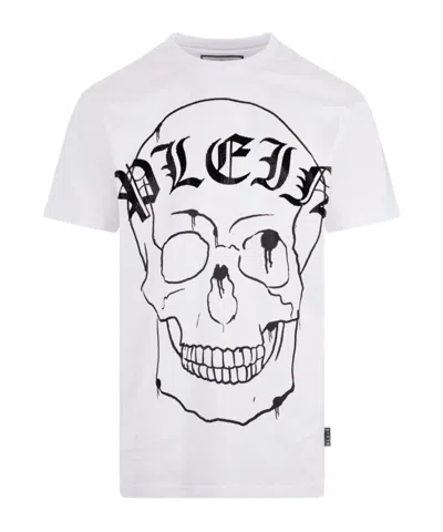 PHILIPP PLEIN PHILIPP PLEIN SKULL PRINTED ROUND NECK SS T-SHIRT